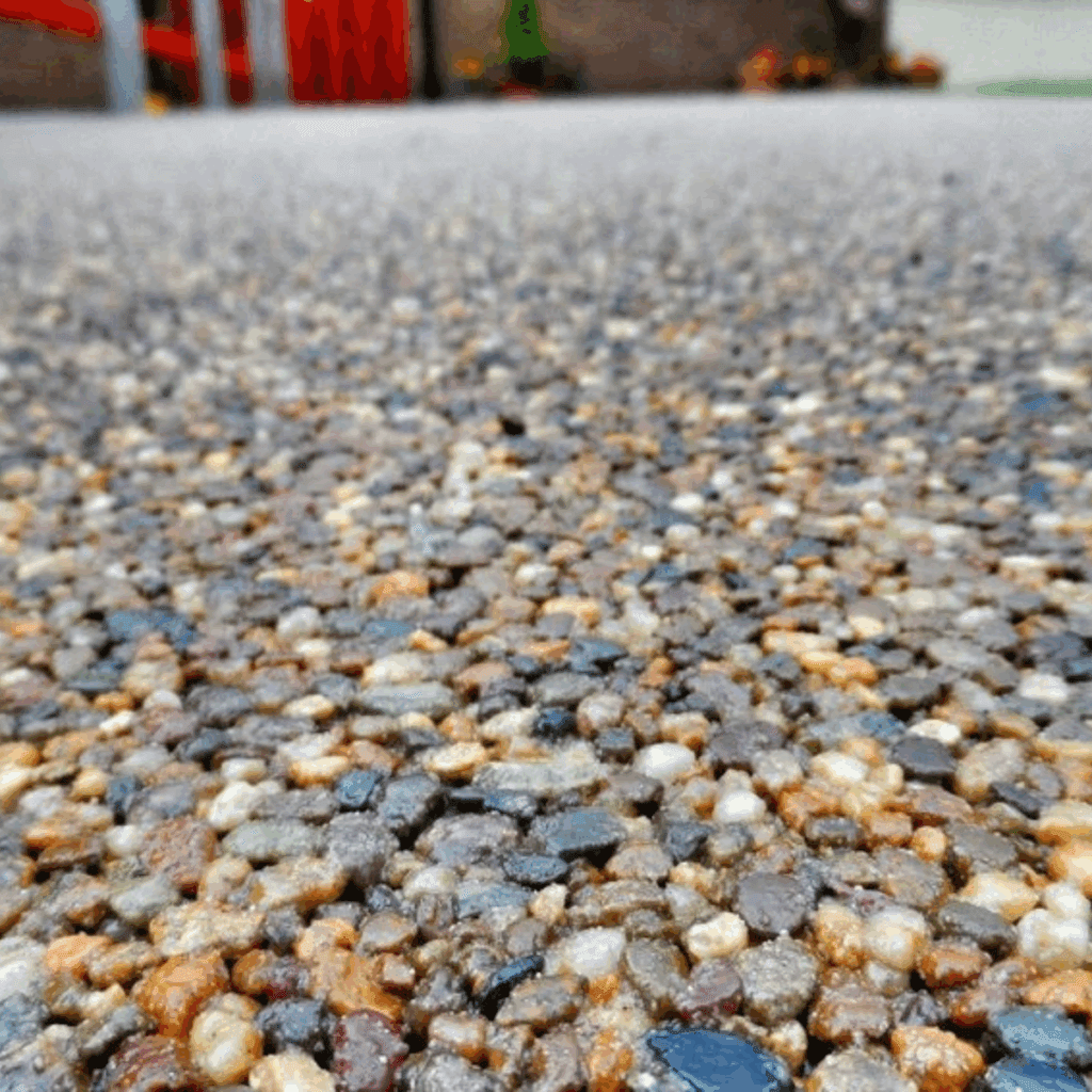 close up resin bound driveway